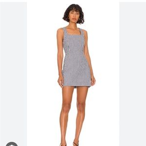 THE BREAK UP DRESS - navy gingham / 6 × 1
Favorite Daughter